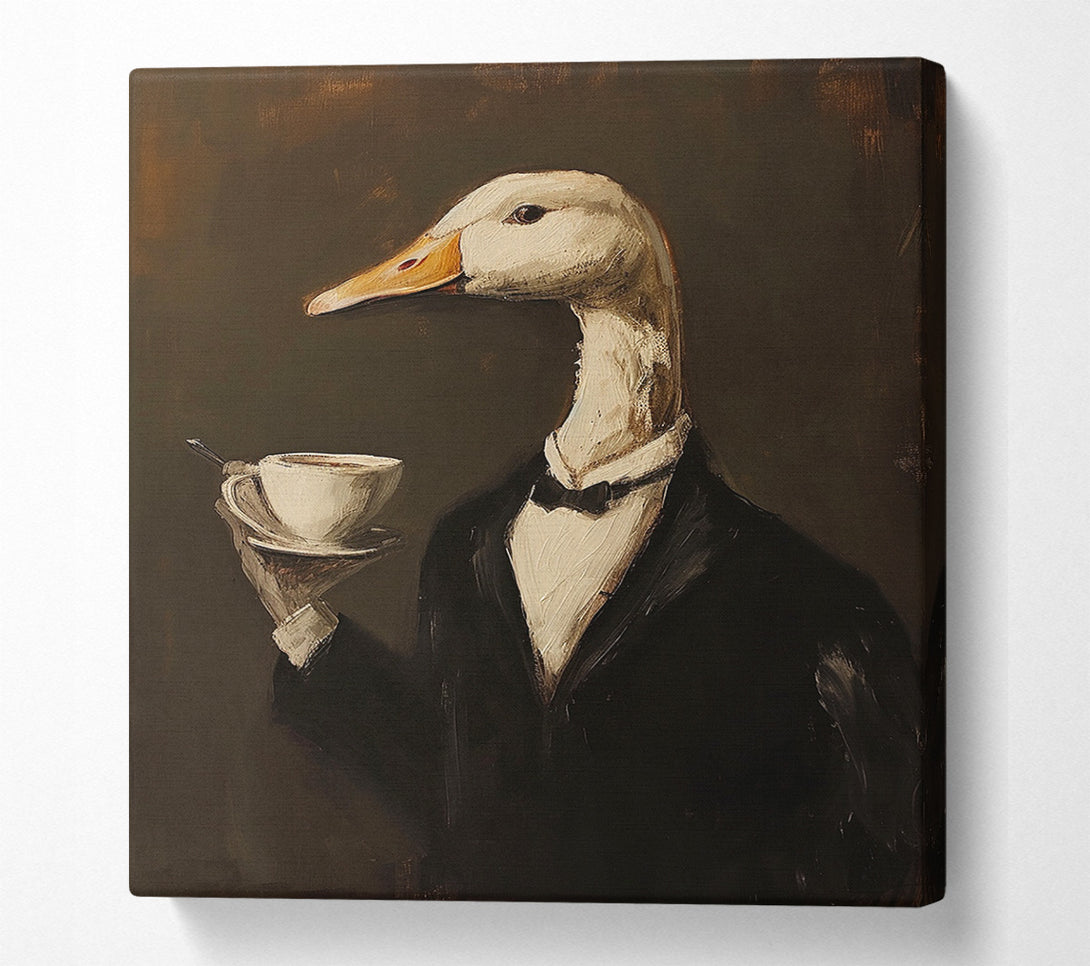  A Canvas Print of Formal Goose Canvas Wall Art