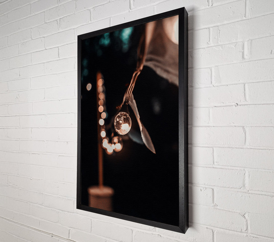  A Canvas Print of Golden Light Glow Canvas Print
