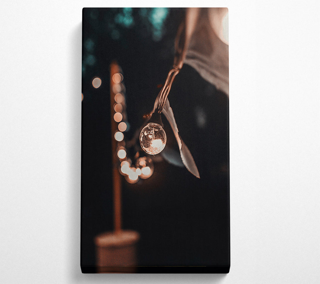  A Canvas Print of Golden Light Glow Canvas Print