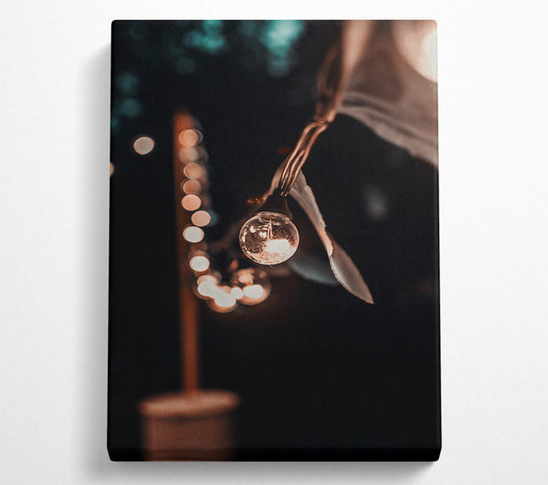  A Canvas Print of Golden Light Glow Canvas Print