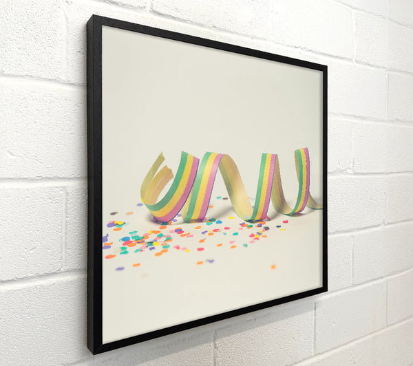 Yellow Confetti Streamer
