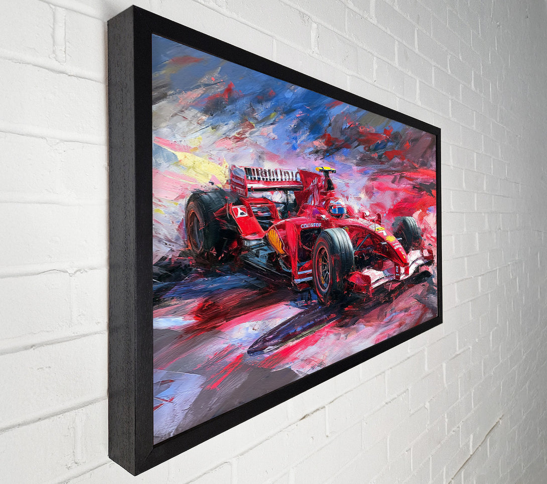  A Canvas Print of Formular One Race Car Canvas Wall Art