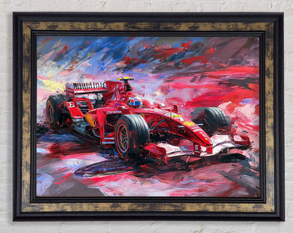Formular One Race Car Framed Print