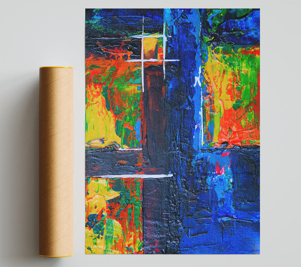 Blue Canvas Dreams Giclee Print