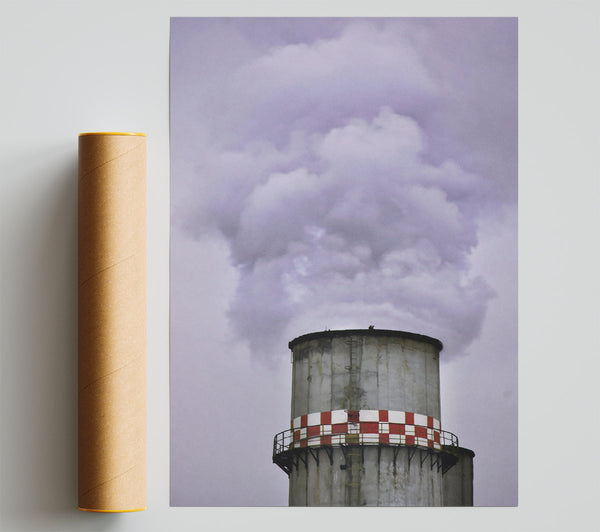 Grey Smoke And Sky Print