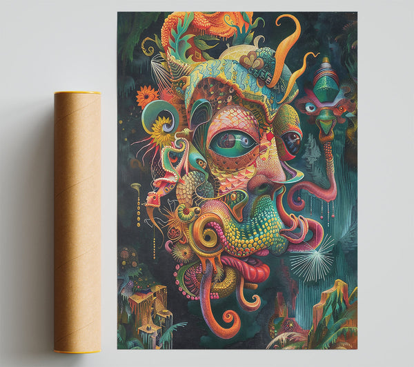 Emerald Green Dreamscape Print