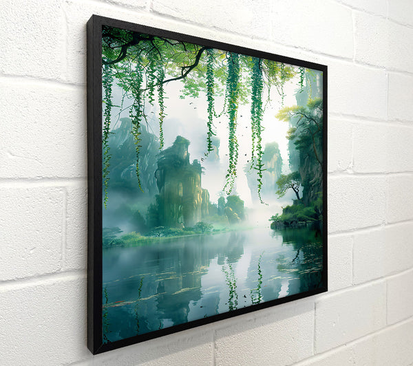 Emerald Mist Reflections