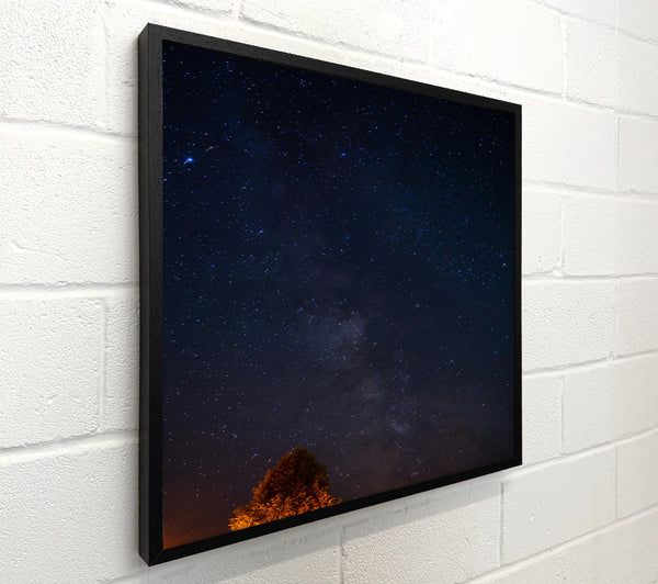 Blue Night Sky Stars