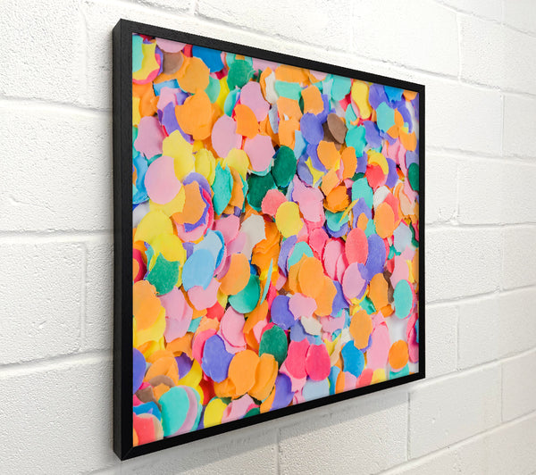 Orange Confetti Celebration