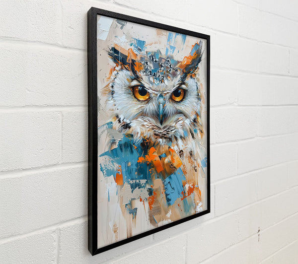 Azure Owl'S Gaze