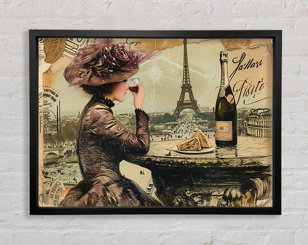 French Postcard Framed Print
