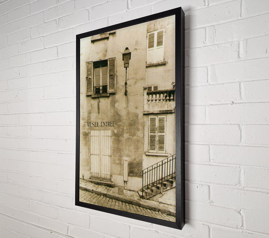  A Canvas Print of French Street Canvas Wall Art