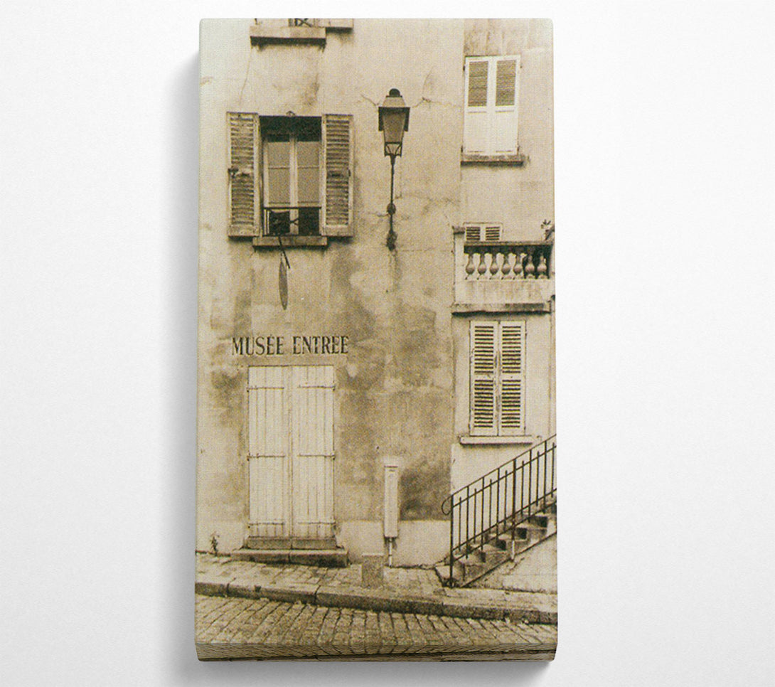  A Canvas Print of French Street Canvas Wall Art