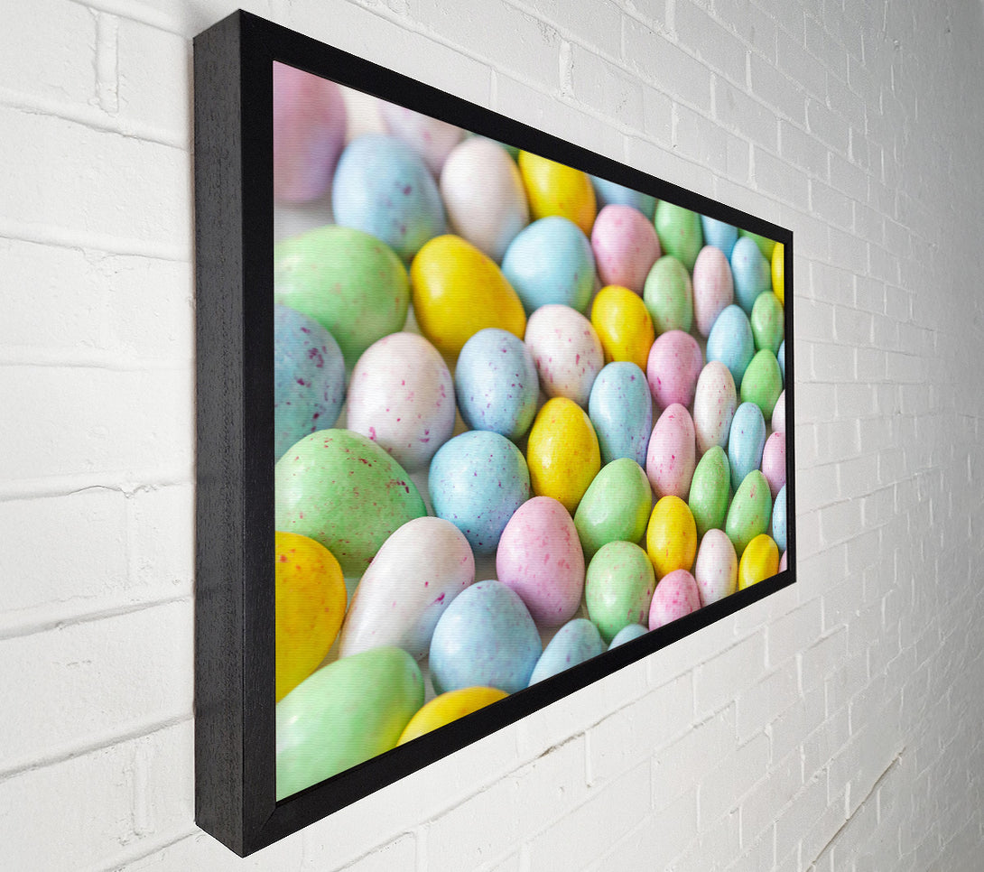  A Canvas Print of Pastel Egg Symphony Canvas Print