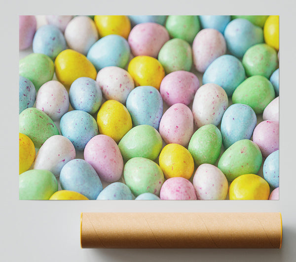 Pastel Egg Symphony Giclee Print