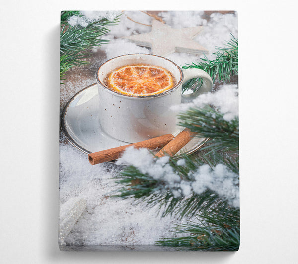  A Canvas Print of White Winter Spice Canvas Print