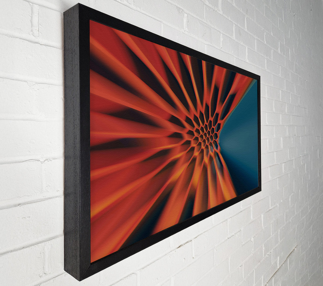  A Canvas Print of Crimson Hexagon Dream Canvas Print