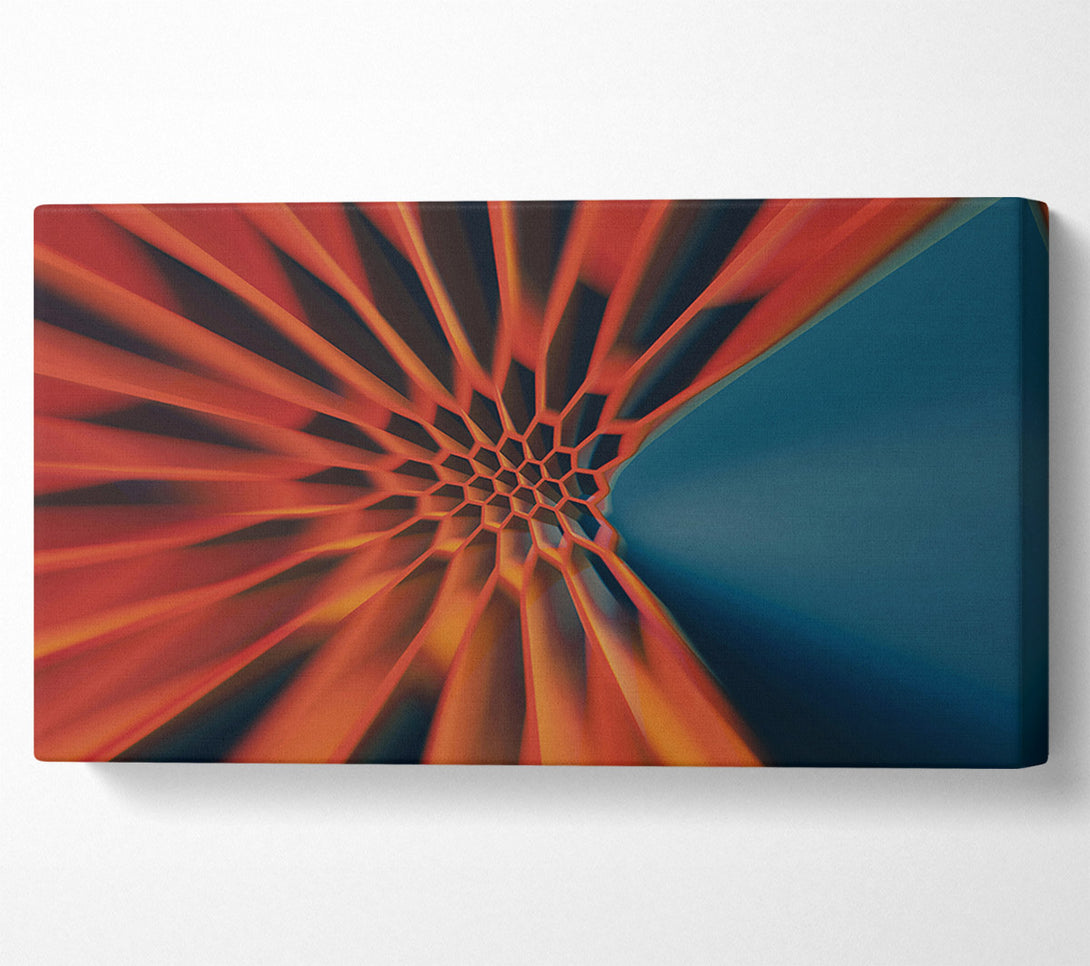  A Canvas Print of Crimson Hexagon Dream Canvas Print