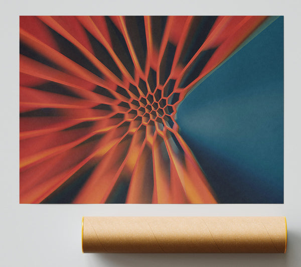 Crimson Hexagon Dream Poster