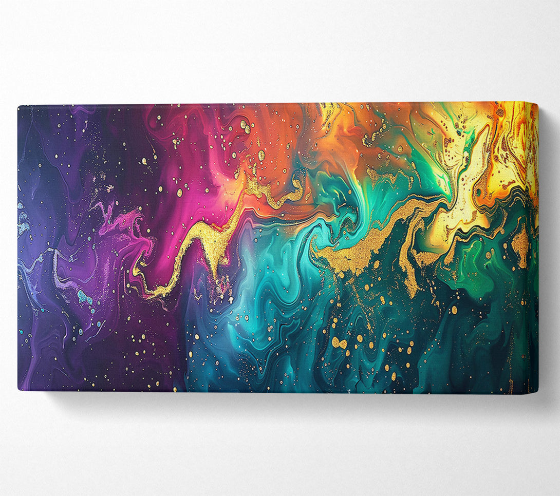  A Canvas Print of Emerald Swirl Dreams Canvas Wall Art