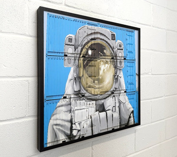 Blue Spaceman Gaze