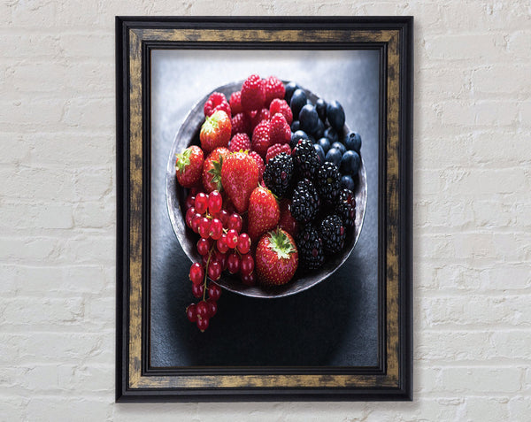 Fruit Bowl Framed Print