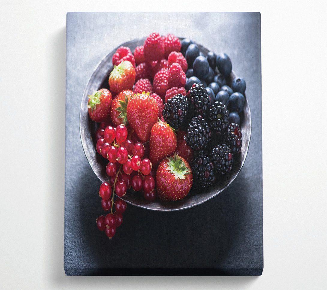  A Canvas Print of Fruit Bowl Canvas Wall Art