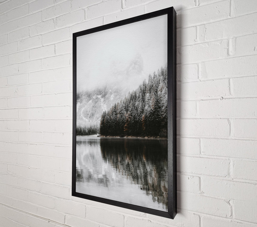  A Canvas Print of Silent Black Water Canvas Wall Art