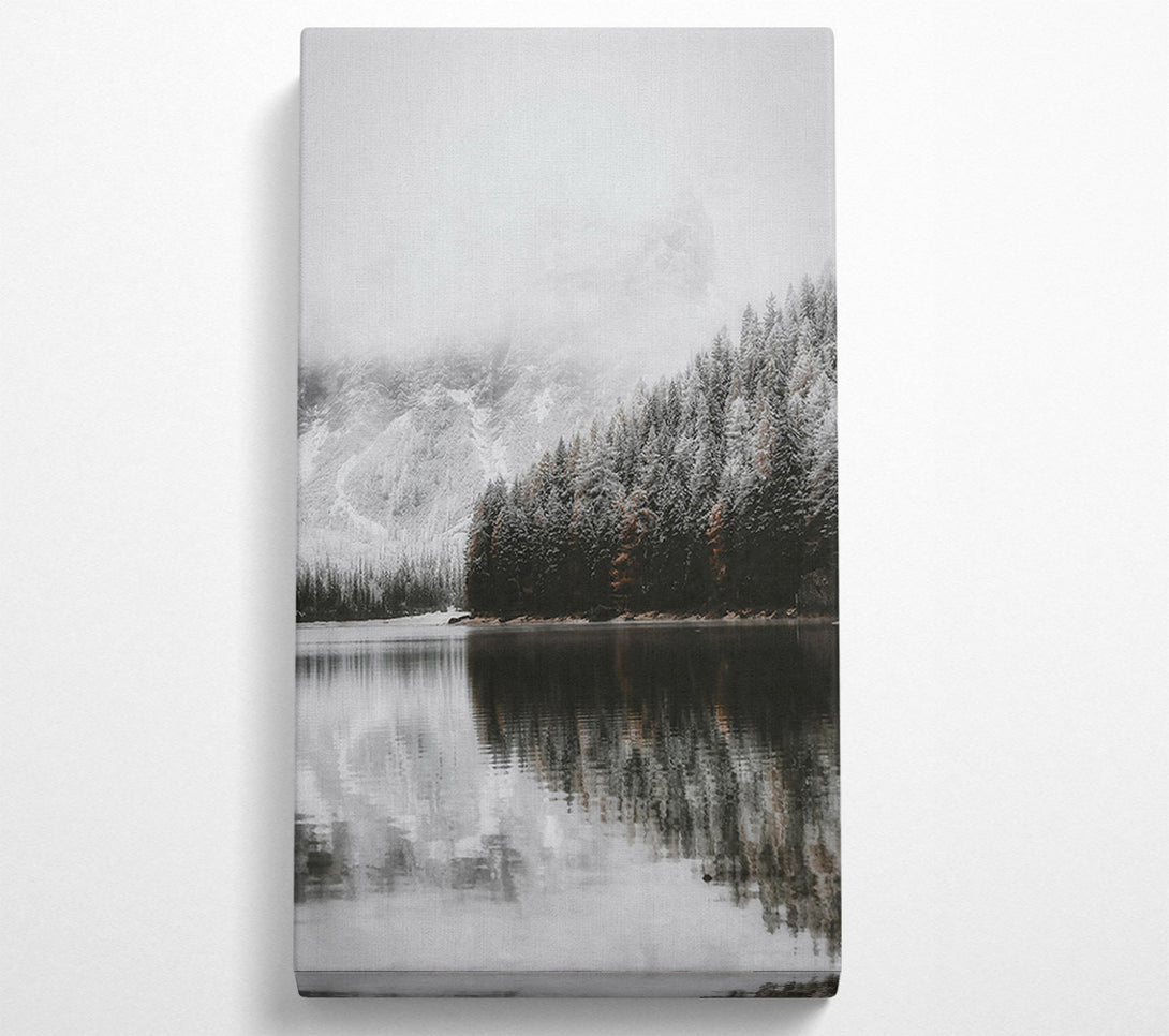  A Canvas Print of Silent Black Water Canvas Wall Art