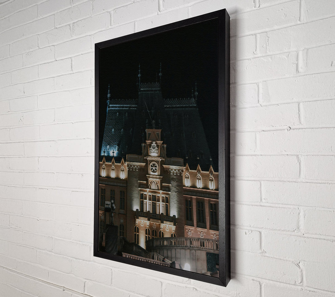  A Canvas Print of Golden Hour Palace Canvas Print