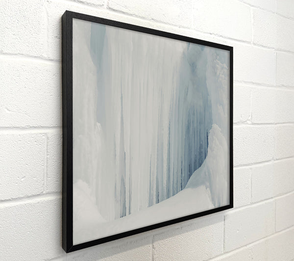 Frozen White Cascade