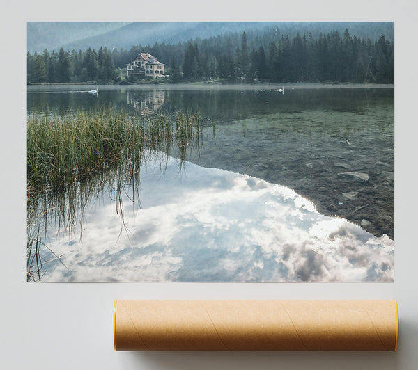 Emerald Lake Reflections Poster