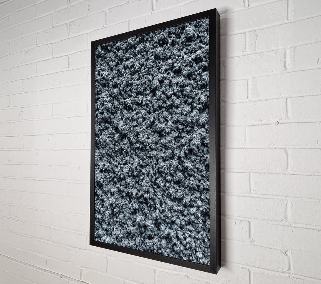  A Canvas Print of Gray Pebble Texture Canvas Print