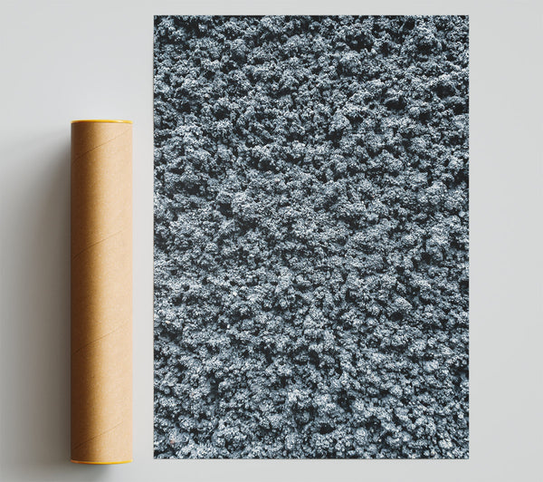 Gray Pebble Texture Print