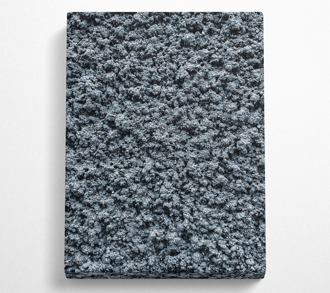  A Canvas Print of Gray Pebble Texture Canvas Print