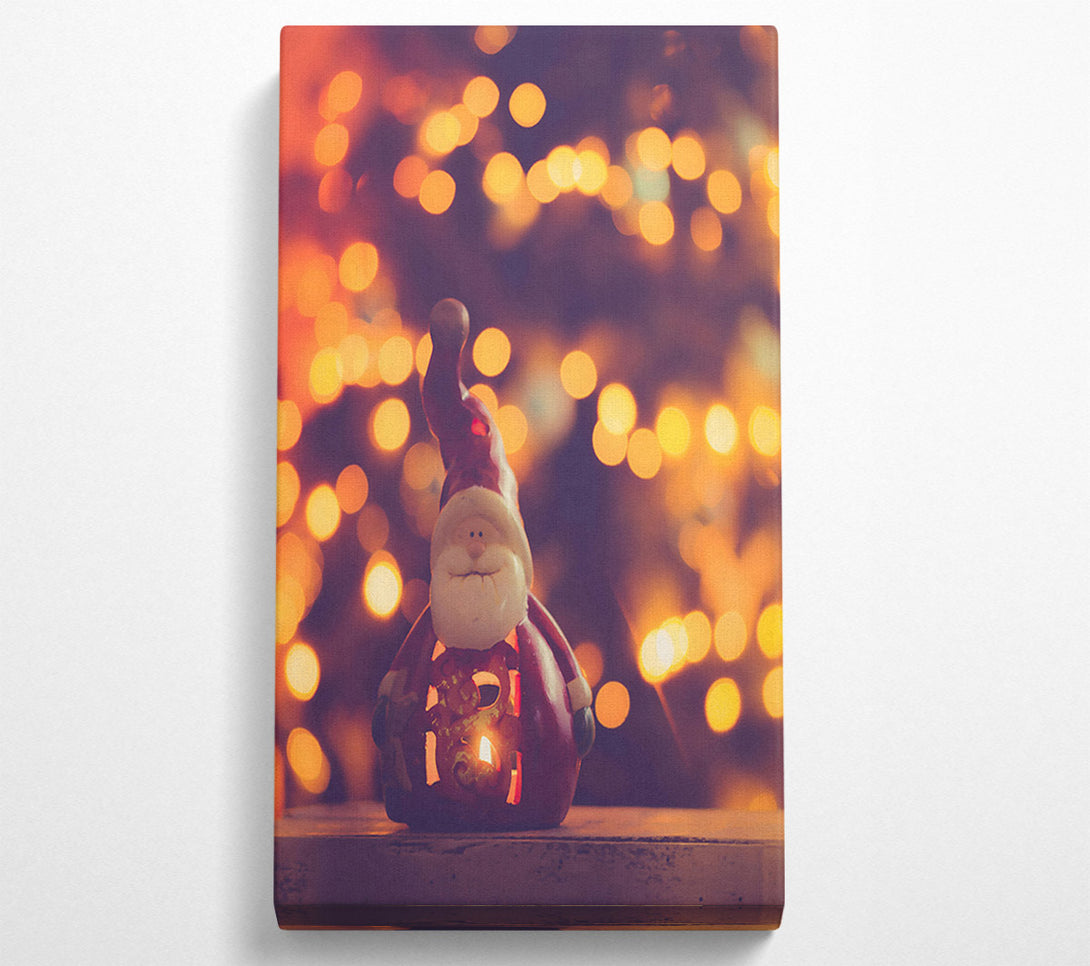  A Canvas Print of Red Santa'S Glow Canvas Art