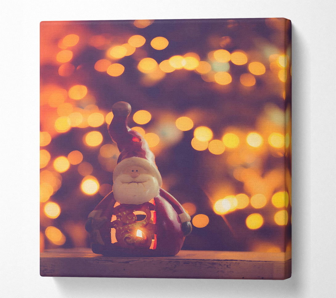  A Canvas Print of Red Santa'S Glow Canvas Art