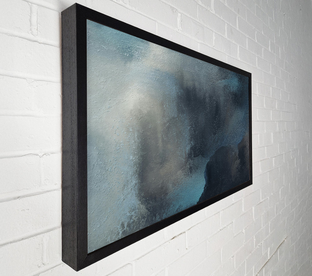  A Canvas Print of Azure Stormy Hues Canvas Wall Art