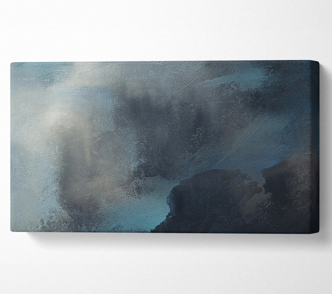  A Canvas Print of Azure Stormy Hues Canvas Wall Art