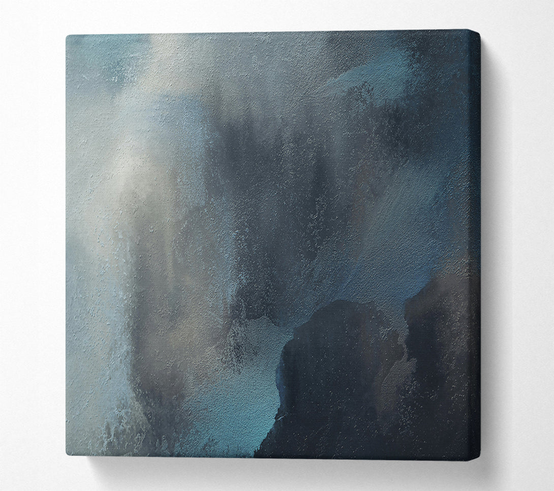  A Canvas Print of Azure Stormy Hues Canvas Wall Art