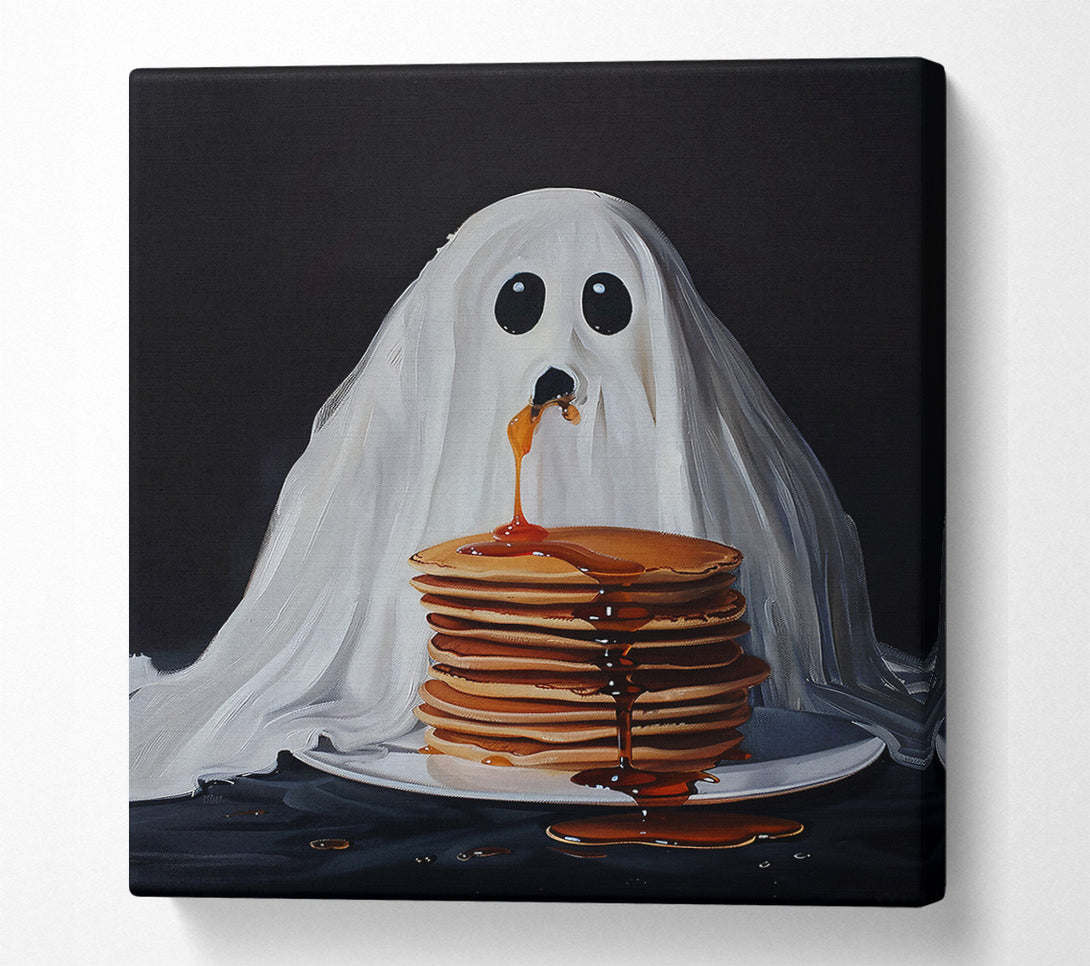  A Canvas Print of Ghostly Brown Syrup Canvas Print