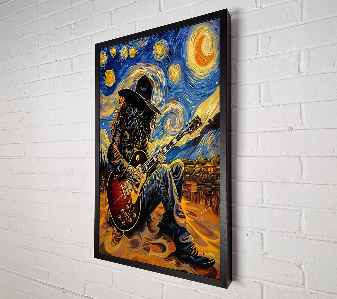  A Canvas Print of Blue Night Blues Canvas Wall Art