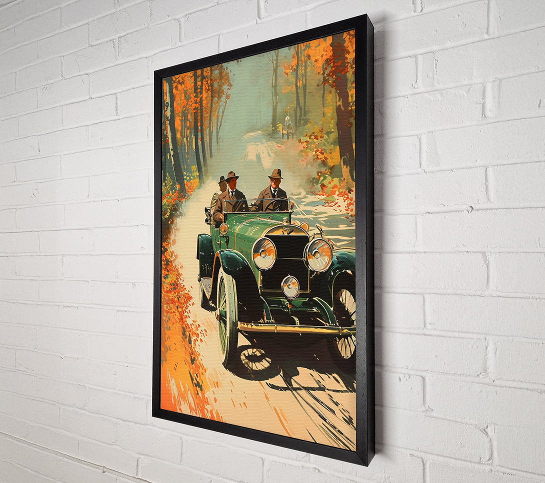  A Canvas Print of Gentlemen Driving Canvas Wall Art