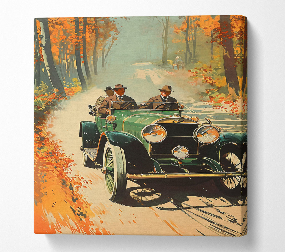  A Canvas Print of Gentlemen Driving Canvas Wall Art