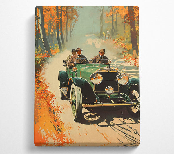  A Canvas Print of Gentlemen Driving Canvas Wall Art