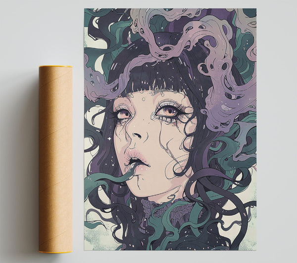 Purple Haze Embrace Poster
