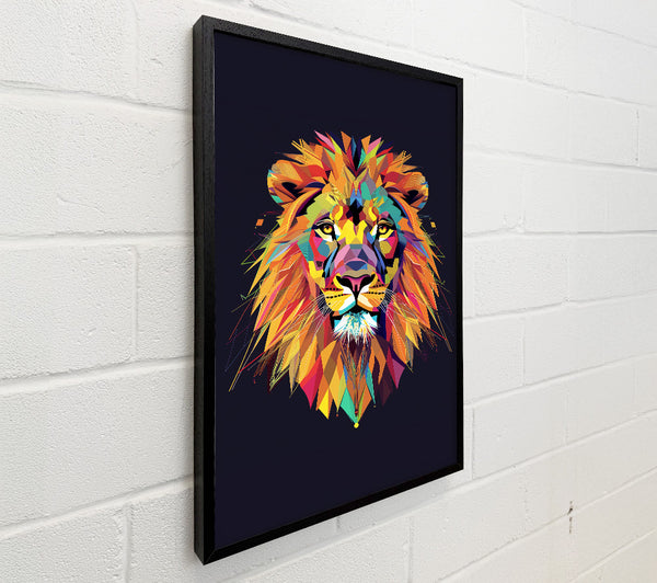 Geometric Lion Colours