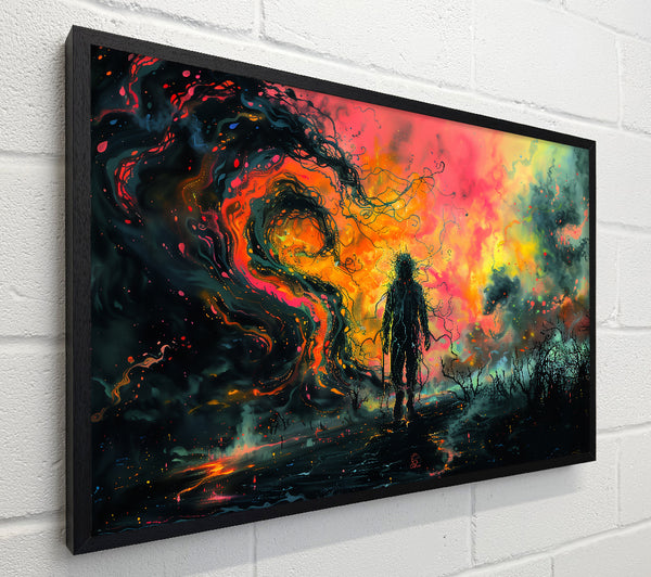 Orange Abstract Figure