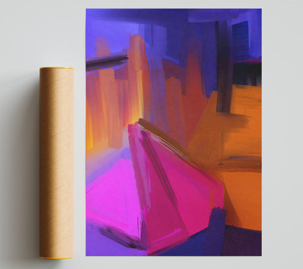 Magenta After Sunset Giclee Print
