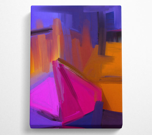  A Canvas Print of Magenta After Sunset Canvas Wall Art
